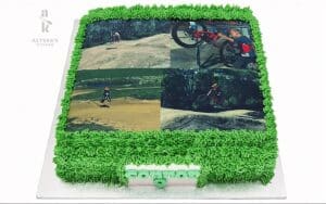 Connor 9 2 - Printed image & buttercream grass