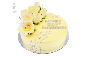 Morgan 21 - Roses and silver leaf
