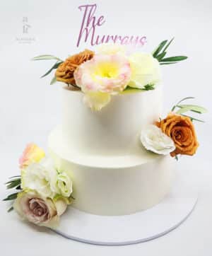 Ashleigh Said Grow 14.3.25 - Elegant Two-Tier Caramel Mud Cake