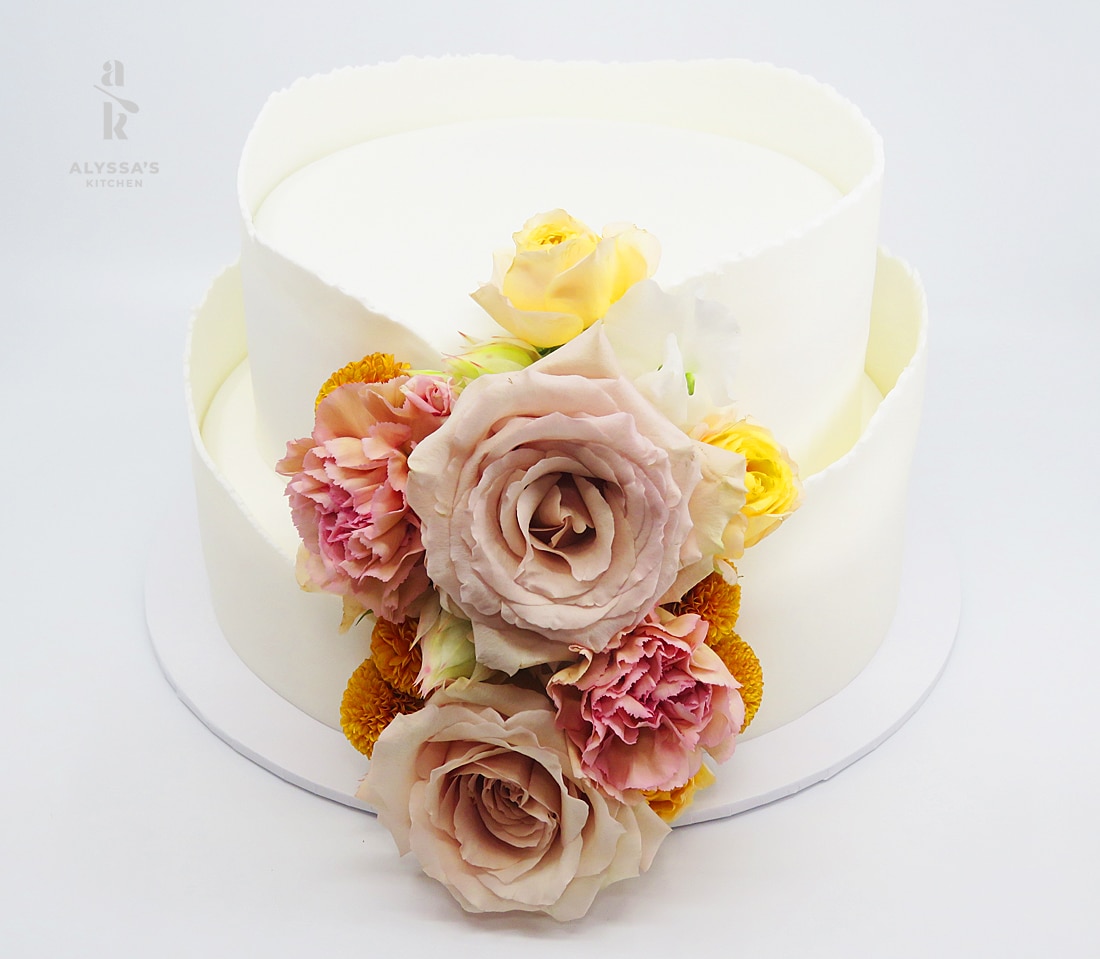 Fringed Fondant Danielle & Cormac TS BE 31.5.25 - Fringed Fondant Chocolate & Lemon Cake