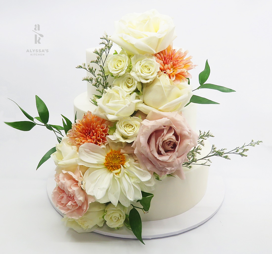 Jewel & James Centennial 9.5.25 - Three-Tier Vanilla Cake
