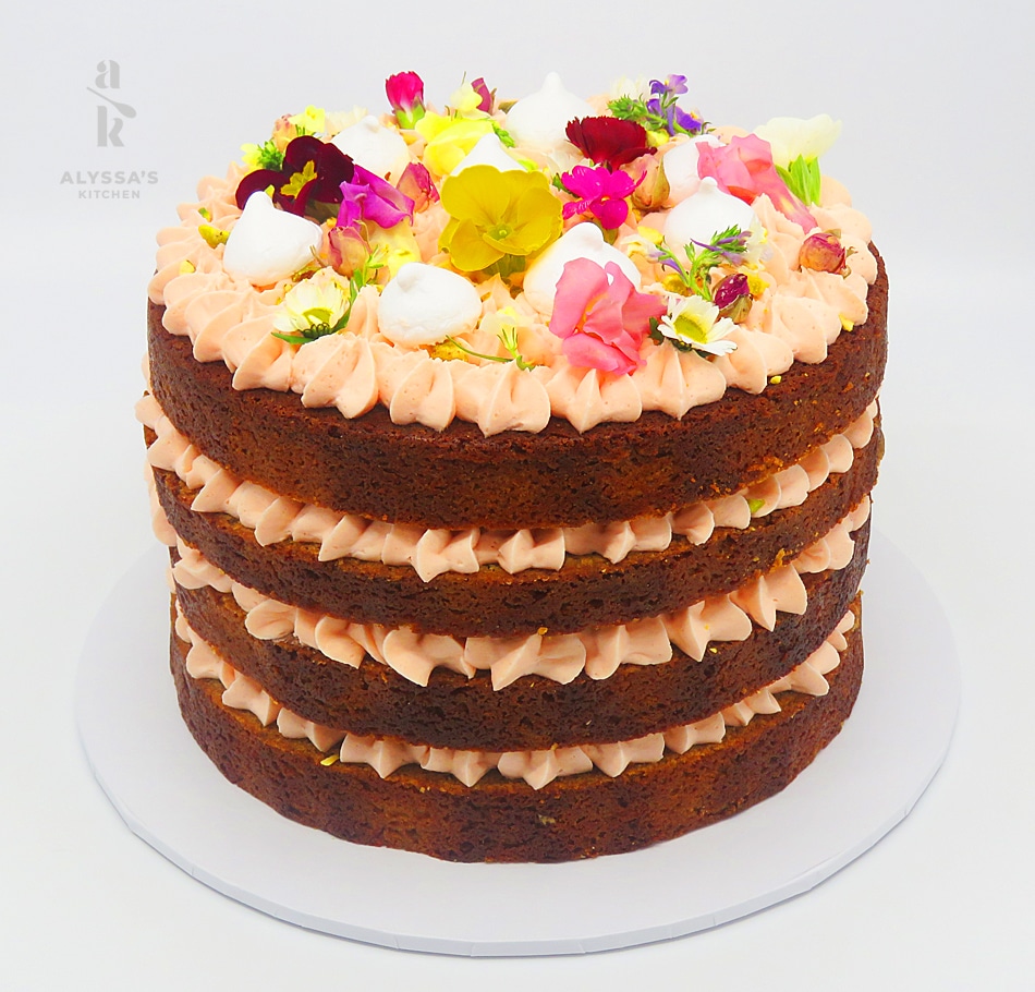 Persian Love Cake wedding cake Kangaroo Valley Bush retreat Sean Landers - Persian Love Wedding Cake